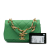 Chanel B Chanel Green Lambskin Leather Leather Small Quilted Lambskin Chain Is More Flap Italy