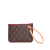 Louis Vuitton B Louis Vuitton Brown Monogram Canvas Canvas Monogram Neverfull Pouch France