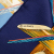 Hermès AB Hermès Blue Silk Fabric Nouvelle Caledonie Scarf France