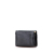 Ferragamo B Ferragamo Black Calf Leather Embossed Lizard Vara Bow Pouch Italy