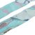 Hermès B Hermès Blue Light Blue Silk Fabric Caleche Mors Et Bouteilles Twilly Scarf France