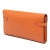 Hermès B Hermès Orange Calf Leather Epsom Kelly Longue Wallet France
