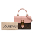 Louis Vuitton AB Louis Vuitton Brown with Pink Monogram Canvas Fabric Monogram Locky BB France
