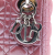 Christian Dior AB Dior Pink Lambskin Leather Leather Mini Iridescent Lambskin Cannage Lady Dior Italy
