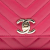 Chanel B Chanel Pink Lambskin Leather Leather Chevron Lambskin Trendy CC Chain Wallet on Chain Italy