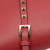 Valentino B Valentino Red Calf Leather Small Rockstud Flap Crossbody Italy