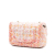Chanel AB Chanel Orange Peach Tweed Fabric Mini Rectangular Classic Sequin Braided Single Flap France