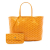 Goyard AB Goyard Yellow Coated Canvas Fabric Goyardine Saint Louis PM France