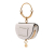 Chloé AB Chloé White Calf Leather Mini Croc Embossed skin Nile Bracelet Satchel Spain