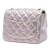 Chanel B Chanel Pink Rose Gold Calf Leather Mini Square Classic Iridescent skin Single Flap Italy