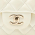 Chanel B Chanel White Ivory Lambskin Leather Leather Jumbo Classic Lambskin Double Flap France