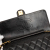 Chanel B Chanel Black Lambskin Leather Leather Medium CC Quilted Lambskin Single Flap France
