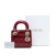 Christian Dior B Dior Red Dark Red Patent Leather Leather Mini Patent Cannage Lady Dior France