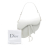 Christian Dior B Dior White Calf Leather Ultra Matte skin Saddle Bag Italy