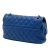 Chanel AB Chanel Blue Caviar Leather Leather Jumbo Quilted Caviar Easy Flap Italy