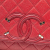 Chanel B Chanel Red Caviar Leather Leather Medium Quilted Caviar CC Filigree Flap Italy