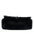 Chanel B Chanel Black Velvet Fabric Mini Rectangular Classic Single Flap France