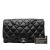 Chanel AB Chanel Black Lambskin Leather Leather Jumbo Classic Lambskin 3 Compartment Flap Italy