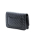 Chanel AB Chanel Black Caviar Leather Leather CC Chevron Caviar Wallet On Chain Italy