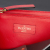Valentino AB Valentino Red with Black Calf Leather VRing Crossbody Italy