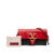 Valentino AB Valentino Red with Black Calf Leather VRing Crossbody Italy
