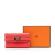 Hermès AB Hermès Red Calf Leather Epsom Kelly Depliant Wallet France
