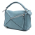 Loewe B LOEWE Blue Light Blue Calf Leather Small skin Puzzle Satchel Spain