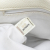 Chanel B Chanel White Ivory Calf Leather Medium Crochet skin 19 Flap France