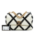 Chanel B Chanel White Ivory Calf Leather Medium Crochet skin 19 Flap France