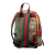 Gucci B Gucci Brown Beige with Multi Coated Canvas Fabric Small GG Supreme Tian Backpack Italy