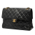 Chanel B Chanel Black Lambskin Leather Leather Jumbo Quilted Lambskin Double Sided Flap France