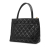 Chanel B Chanel Black Caviar Leather Leather Caviar Medallion Tote France
