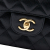 Chanel Classic Double Flap Jumbo Matelassè Caviar Leather Flap Handbag Black