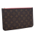 Louis Vuitton AB Louis Vuitton Brown Monogram Canvas Fabric Monogram Neverfull Pouch Spain