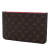 Louis Vuitton AB Louis Vuitton Brown Monogram Canvas Fabric Monogram Neverfull Pouch Spain