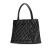 Chanel B Chanel Black Caviar Leather Leather Caviar Medallion Tote France