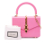 Gucci AB Gucci Pink Acrylic Plastic Mini Sylvie 1969 Top Handle Bag Italy