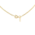 Chanel B Chanel Gold Gold Plated Metal Rhinestone Pendant Necklace France