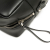 Valentino AB Valentino Black Calf Leather VLTN Pouch Italy