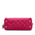Prada B Prada Pink Dark Pink Nylon Fabric Impuntu Tessuto Chain Crossbody Italy