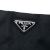Prada B Prada Black Nylon Fabric Tessuto Open Top Crossbody Italy