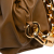 Bottega Veneta B Bottega Veneta Brown Lambskin Leather Leather Lambskin Chain Pouch Italy