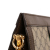 Gucci B Gucci Brown Beige Coated Canvas Fabric Small GG Supreme Web Ophidia Chain Crossbody Italy