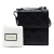 Gucci B Gucci Black Calf Leather GG Embossed Flap Crossbody Italy