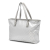 Gucci AB Gucci Silver Coated Canvas Fabric Medium GG Imprime Tote Italy