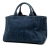 Prada B Prada Blue Denim Denim Fabric Canapa Bijoux Satchel India