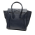 Celine B Celine Blue Navy Calf Leather Micro Luggage Tote Italy