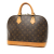 Louis Vuitton B Louis Vuitton Brown Monogram Canvas Fabric Monogram Alma PM France