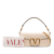 Valentino AB Valentino White Calf Leather skin VLogo Loco Satchel Italy