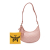 MCM AB MCM Pink Coated Canvas Fabric Small Lauretos Himmel Ascending Moon Hobo Korea, South
